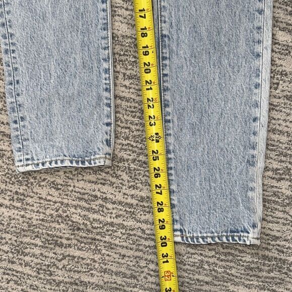 NWT SLVRLAKE Women's Blue Beatnik High-Rise Slim Jeans Size 24 Time Worn Wash - Picture 12 of 16